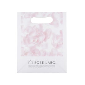 ROSE LABO ギフトバッグ 手提げ袋 [バラ柄 ピンク エレガント] 誕生日/記念日/贈り物に