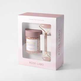 24ROSE®ローズリラックス&ビューティーセット |ROSE LABO ローズラボ | バスソルト 入浴剤 バラ ローズ バラの香り ローズ水 セラミド 乾燥 保湿 冷え 無添加 ギフト フェイスローラー セット プレゼント 入浴 塩 プチギフト 女性 バスソルト 高級 【あす楽対応】