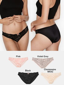 VICTORIA'S SECRET ヴィクトリアシークレット下着　Lace Front Bikini Panty　レースフロントトビキニパンティー　11175185