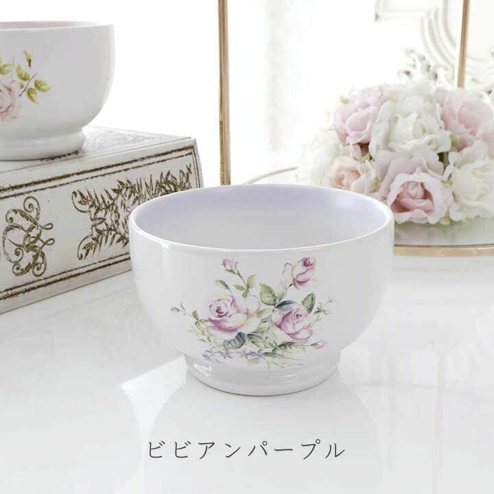 楽天市場】イマン カフェオレボウルS 日本製 薔薇 ローズ 花柄 ピンク 