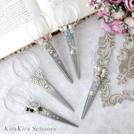 デコレーションハサミ キラキラ シザー デコレーション 薔薇 ローズ 文具 かわいい おしゃれ 姫系 雑貨 …