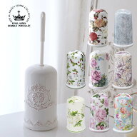トイレブラシ ローズ ブラシホルダー ロイヤルアーデン 薔薇 陶器 花柄 おしゃれ エレガント 豪華 華やか