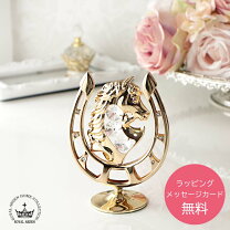 楽天市場】馬 置物 スワロフスキーの通販