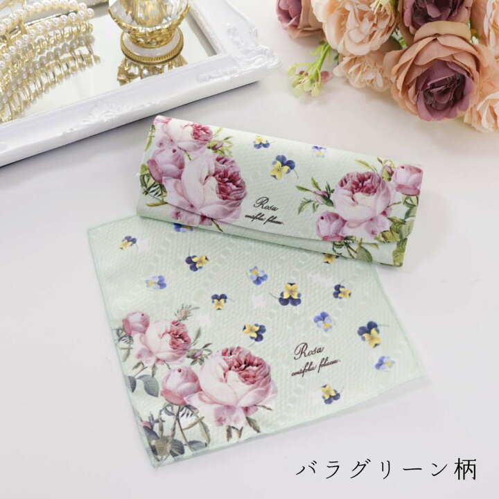 牛革✨赤薔薇型押しパール入り✨黒薔薇✨メガネケース