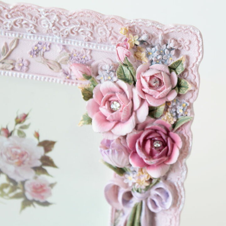 楽天市場 写真立て 薔薇のブーケピンク フォトフレーム 結婚祝い ギフト かわいい おしゃれ 花柄 薔薇 敬老の日 プレゼント 誕生日 薔薇雑貨姫系雑貨のお店 Roserich