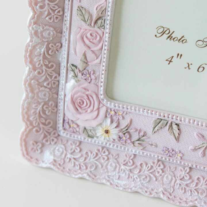 楽天市場 写真立て 薔薇のブーケピンク フォトフレーム 結婚祝い ギフト かわいい おしゃれ 花柄 薔薇 敬老の日 プレゼント 誕生日 薔薇雑貨姫系雑貨のお店 Roserich