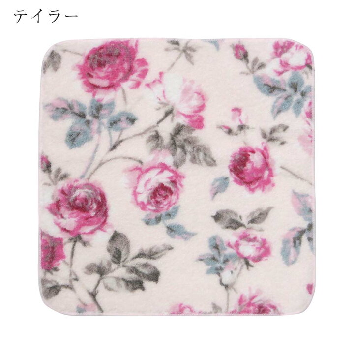 楽天市場】ギフト タオルハンカチ 薔薇柄 日本製 ローズ 薔薇雑貨 花柄  