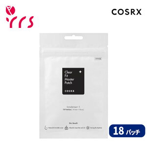 [COSRX RXA[GbNX] NAtBbg}X^[pb` 1 18pb` / Clear Fit Master Patch - 1pack (18pcs)