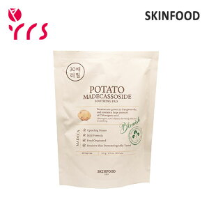 [SKINFOOD �X�L���t�[�h] �|�e�g�}�f�J�\�T�C�h�X�[�W���O�p�b�h�l�ߑւ�,30�� / Potato Madecassoside Soothing Pad Refill - 135g (30pads)