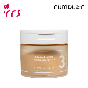 [NUMBUZIN io[YC] 3 cygi[pbh 70 / No.3 Radiance Glowing Jumbo Essence Pad - 150ml(70pads) / XLPApbh / c