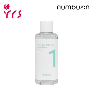 �����[�Y����[NUMBUZIN �i���o�[�Y�C��] 1�� �������Ղ�93�������g�i�[ / No.1 Pure Full Calming Herb Toner - 100ml / �f�C���[�P�A / ���� / �h�N�_�~ / ���e��100ml / EXP.2027-05-09