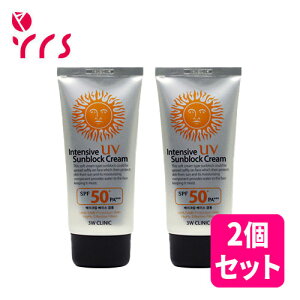 [3W CLINIC X[_u[NjbN] y2ZbgzCeVuUVTubNN[ / Intensive UV Sunblock Cream - 70ml / Ă~ / UVPA