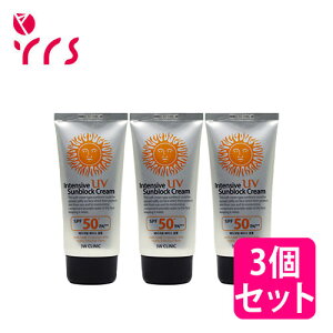 [3W CLINIC X[_u[NjbN] y3ZbgzCeVuUVTubNN[ / Intensive UV Sunblock Cream - 70ml / Ă~ / UVPA
