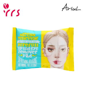 [ARIUL AE] XgX[rOsAtbvAhAC[o[pbh, 30 / Stress Relieving Purefull Lip And Eye Remover Pad - 55g (30ea)