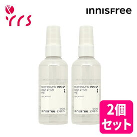 ★2個セット [INNISFREE イニスフリー] マイパフュームドボディ＆ヘアミスト#ピーチフルーツ / My Perfumed Body & Hair Mist #Peach Fruit - 100ml × 2pcs