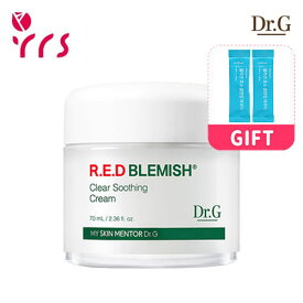 ★リニューアル [Dr.G ドクタージー] レッドブレミッシュクリアスージングクリーム / Red Blemish Clear Soothing Cream - 70ml / シカクリーム / ニキビケア / 敏感肌 / 水分 / 敏感肌ニキビ / ★ローズ特価、1ヶ月間イベント中！
