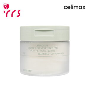 [CELIMAX Z}bNX] SVJBHAu~bVgi[pbh 60 / Ji Woo Gae Cica BHA Blemish Toner Pad - 170ml(60pads)