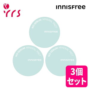 j[A 3Zbg [INNISFREE CjXt[] m[Zo ~l pNg / No Sebum Mineral Pact - 8.5g×3 / ACvC}[ / Ƃ / wApE_[ / 玉PA / ICRg[