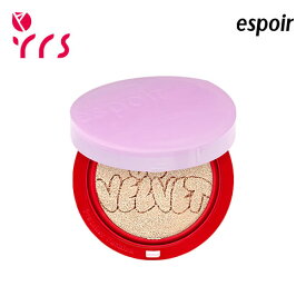 ★ローズ特価、使用期限間近[ESPOIR エスポア] プロテーラービーベルベットカバークッションニュークラスセット(Happy Crush Edition)(本品+レフィル) #21 Ivory / Protailor Be Velvet Cover Cushion New Class Set (13g+Refill) #21 Ivory / EXP.2026-06月まで