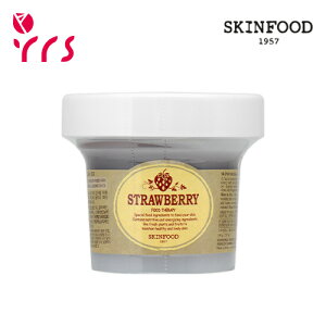 [SKINFOOD XLt[h] ubNVK[ Xgx[ }XN EHbVIt / Black Sugar Strawberry Mask Wash Off - 100g / 􂢗pbN