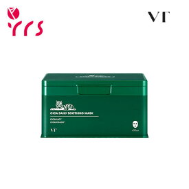 ★ローズ特価、1ヶ月間イベント中[VTコスメティックス] CICA デイリースージングマスク, 30枚 / Cica Daily Soothing Mask - 1pack (30pcs)