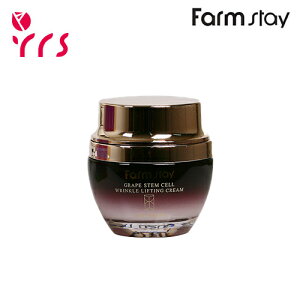 [FARM STAY �t�@�[���X�e�C] �O���[�v�X�e���Z�������N�����t�e�B���O�N���[��, 50ml / Grape Stem Cell Wrinkle Lifting Cream - 50ml