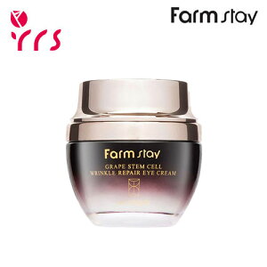 [FARM STAY �t�@�[���X�e�C] �O���[�v�X�e���Z�������N�����y�A�A�C�N���[��, 50ml / Grape Stem Cell Wrinkle Repair Eye Cream - 50ml