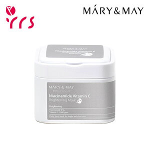 [MARY&MAY }[AhC] iCAVA~hr^~CuCgjO}XNpbN, 30 / Niacinamide Vitamin C Brightening Mask - 400g (30ea)