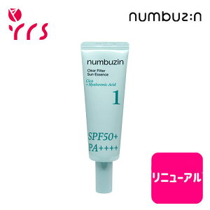 �����j���[�A��[NUMBUZIN �i���o�[�Y�C��] 1�� �������R�[�e�B���OUV�N���[�� / �N���A�t�B���^�[�T���G�b�Z���X / No.1 Clear Filter Sun Essence (SPF 50+ PA++++) - 50ml / ���Ð������Ă��~�� / UV�P�A