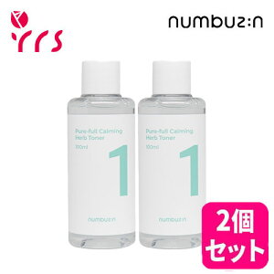 ��2�Z�b�g[NUMBUZIN �i���o�[�Y�C��] 1�� �������Ղ�93�������g�i�[, 100ml / No.1 Pure Full Calming Herb Toner - 100ml x 2p / EXP.2027-05��09���܂�