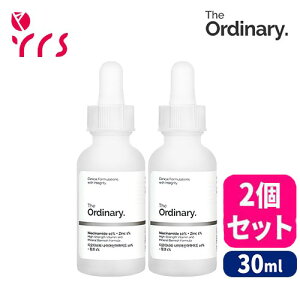 ��2�Z�b�g[THE ORDINARY �W�I�[�f�B�i���[] �i�C�A�V���A�~�h10%�{�W���N1%, 30ml / Niacinamide 10% + Zinc 1% - 30ml x 2p