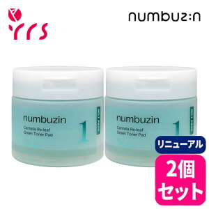 ��2�Z�b�g�����j���[�A��[NUMBUZIN �i���o�[�Y�C��] 1�ԃV�J�ۂ��Ɛ��������p�b�h(70��) / No.1 Centella Re Leaf Green Toner Pad - 190ml (70pcs) x 2p / �X�L���P�A�p�b�h / �g�i�[�p�b�h / �j�L�r�� / ���ÃP�A