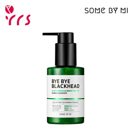 [SOME BY MI サムバイミー] 30デイズ ミラクル グリーングリーンティー トックス バブル クレンザー / 30 Days Miracle Green Tea Tox Bubble Cleanser - 120g / 洗顔フォーム / 洗顔 / スキンケア / 毛穴 / クレンジング / 鎮静 / 肌バリア / クレンジングフォーム