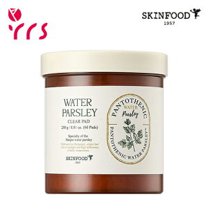 [SKINFOOD XLt[h] pge EH[^[ pZ NApbh / Pantothenic Water Parsley Clear Pad - 1pack (60pcs) / gu pbg / ϐ / jLr / gu