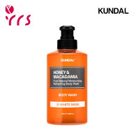 [KUNDAL クンダル] ネイチャー ボディーウォッシュ #White Musk / Honey & Macadamia Pure Natural Moist…
