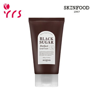 j[A [SKINFOOD XLt[h] ubNVK[ p[tFNg XNutH[ / Black Sugar Perfect Scrub Foam - 180g / fB[vNWO / XNu / tH[