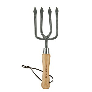 yJ[{nhtH[NzPgXg[Round Tine Hand Fork, Carbon Steel 00379 Kent & Stowey[J[z