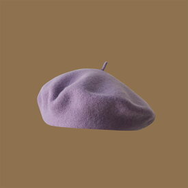 ベレー帽 キレイにかぶれるベーシックデザインのフェルトベレー帽 送料無料 豊富な15色展開 ベレー帽 レディース 秋冬 無地 人気 かわいい 帽子 あったか おしゃれ シンプル 小物 定番 ベーシック マニッシュ クラシカル スタンダード