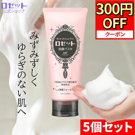 【11月15日限定★300円OFFクーポン】洗顔フォーム 乾燥肌 敏感肌 ロゼット洗顔パスタ 白泥 180g×5本セット 合計900g 大容量 洗顔料 洗顔 乾燥 保湿 泡洗顔 泥 泥洗顔 クレイ クレイ洗顔 泡 うるおい スキンケア 毛穴 子供 メンズ 男性 ヒアルロン酸 カサカサ しっとり