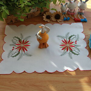 2���Z�b�g�@�e�[�u���Z���^�[28X45cm�@�N���X�}�X�R�[�f�B�l�[�g�@�@�V����