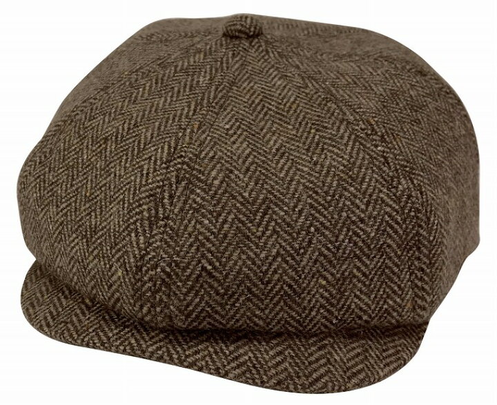 楽天市場 ウールヘリンボン477 ハンチング 防寒 暖か 秋冬 小ぶり 8パネル 日本製 帽子 羊毛 ツイル 起毛 大きいサイズok Sp108 ろしなんて工房