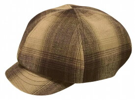 チェック柄476 ハンチング sp453 【現品限り】 秋冬 カジュアル 深め 大きいサイズOK ネル ヘリンボン 帽子 日本製