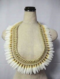 フラダンス衣裳 フラダンス レイ ミクロネシアン ホワイト ジンジャー ショートレイ 型番 10100802 (100cm) ホワイト