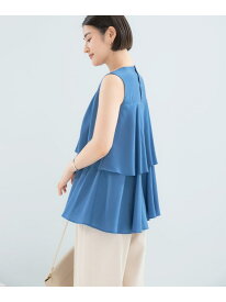 【SALE／60%OFF】レイヤードフレアブラウス URBAN RESEARCH ROSSO アーバンリサーチロッソ トップス シャツ・ブラウス ブルー ブラック ピンク【RBA_E】【送料無料】[Rakuten Fashion]