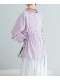 【SALE／60%OFF】シルク混デザインカラーシャツ URBAN RESEARCH ROSSO アーバンリサーチロッソ トップス シャツ・ブラウス パープル イエロー【RBA_E】【送料無料】[Rakuten Fashion]