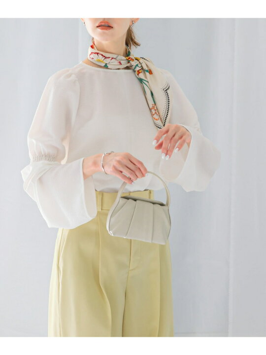 楽天市場】【SALE／50%OFF】シャーリングベルスリーブブラウス URBAN