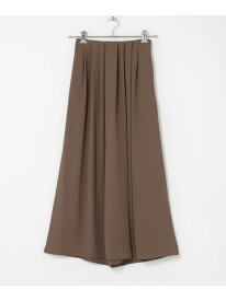 【SALE／50%OFF】ジョーゼットタックワイドパンツ URBAN RESEARCH ROSSO アーバンリサーチロッソ パンツ その他のパンツ ネイビー ブラウン【RBA_E】【送料無料】[Rakuten Fashion]