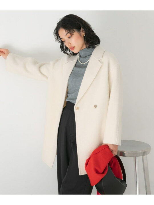 楽天市場】【SALE／50%OFF】ウールカシミヤリバーチェスターコート  