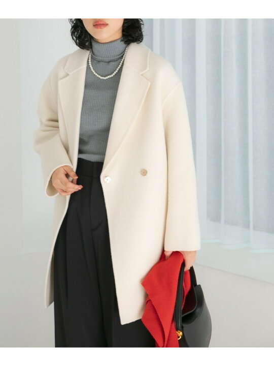 楽天市場】【SALE／40%OFF】ウールカシミヤリバーチェスターコート 