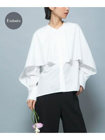 【SALE／40%OFF】『別注』CHIGNON×ROSSO ラッフルシャツブラウス URBAN RESEARCH ROSSO アーバンリサーチロッソ トップス シャツ・ブラウス ホワイト【RBA_E】【送料無料】[Rakuten Fashion]